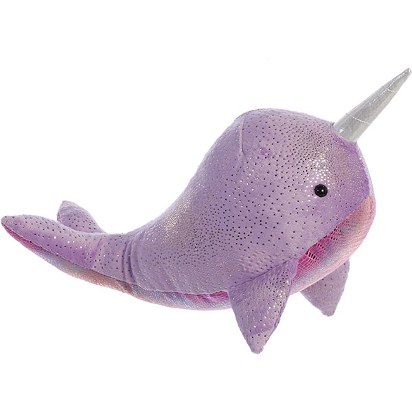 NARWHAL PLUSH WITH PURPLE ACCENTS PLUSH